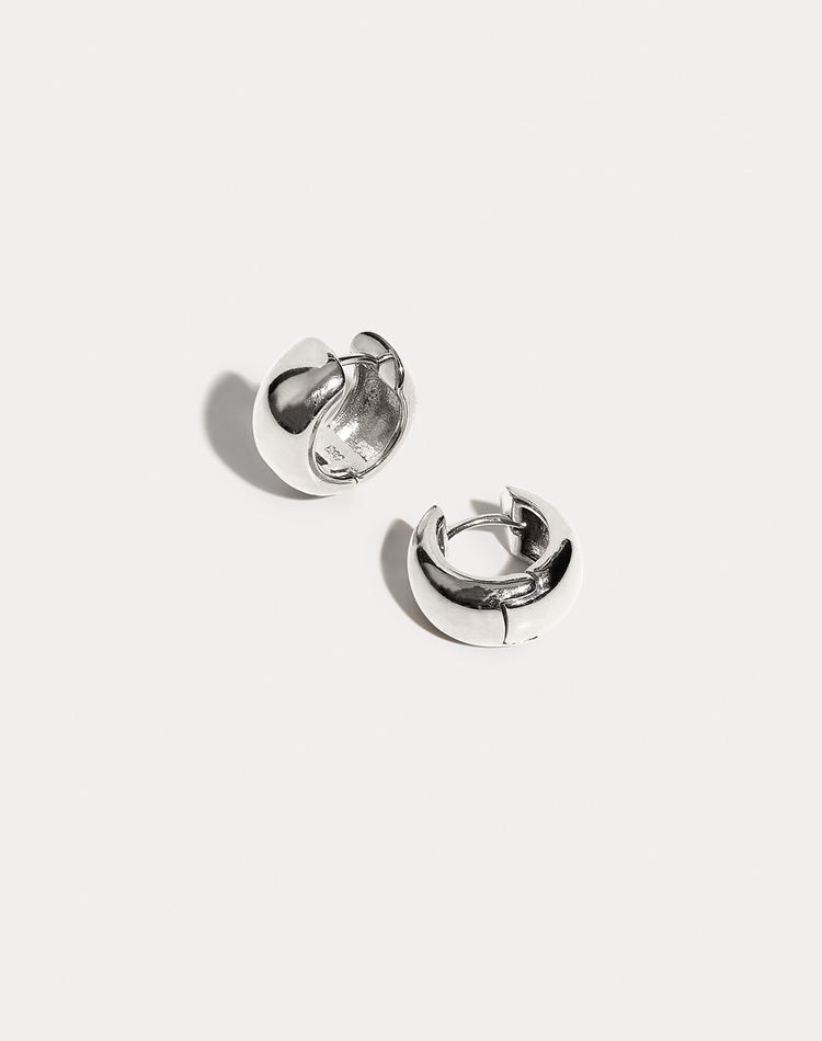Blair Silver Hoop Earrings